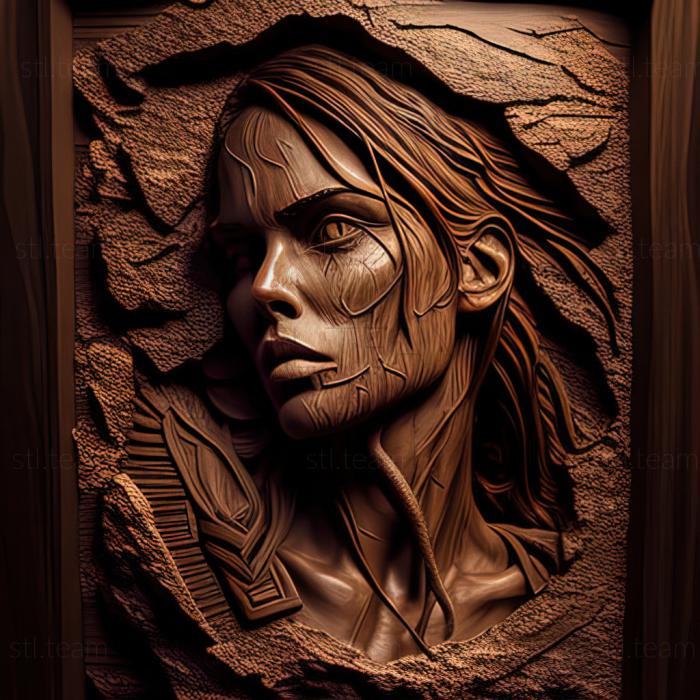 3D model st Lara Croft Tomb Raider (STL)